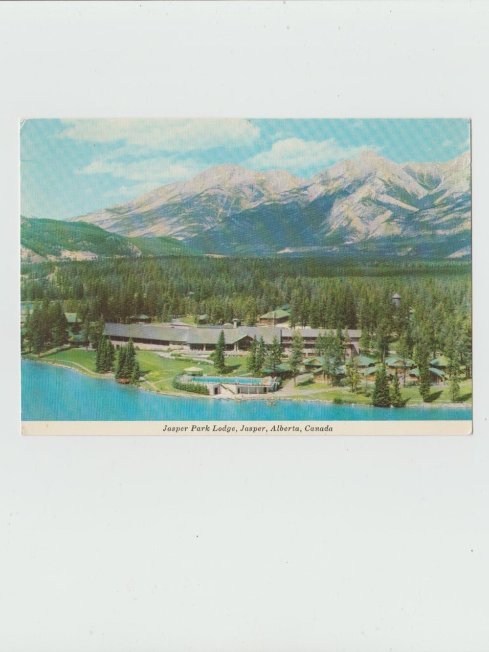 Postcard Jasper Park Lodge Canadian Rockies Canada